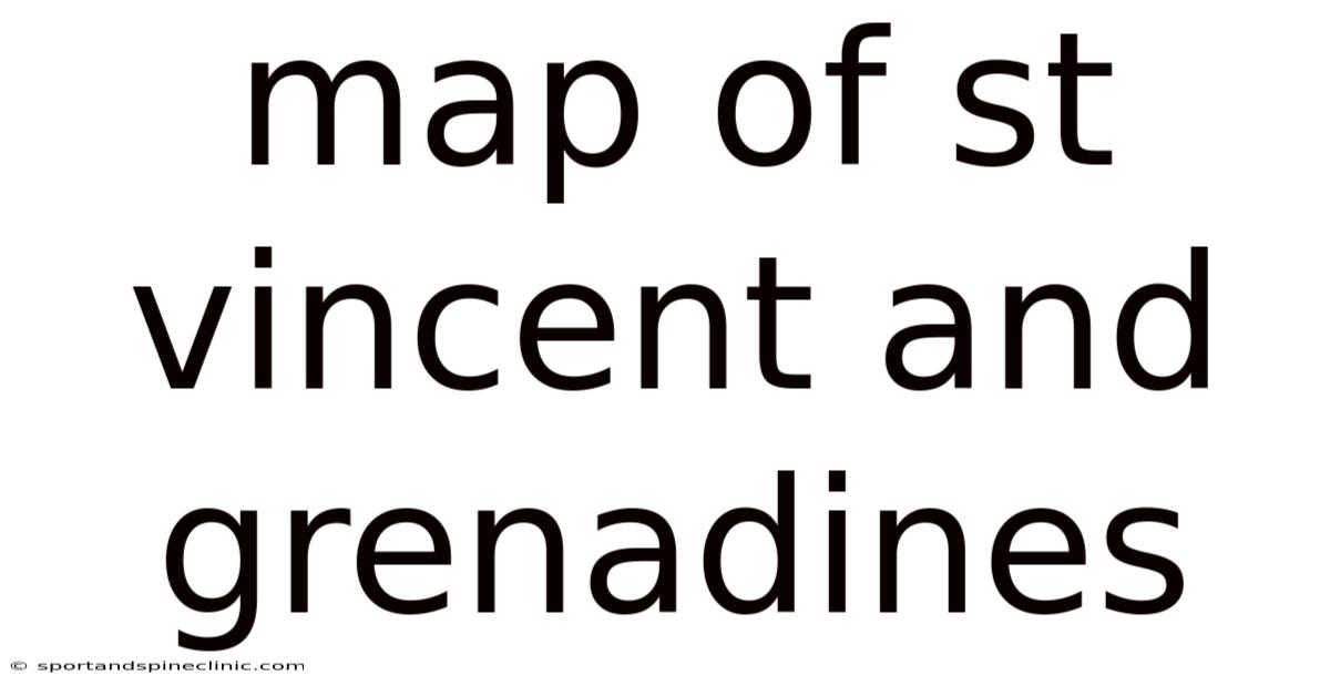 Map Of St Vincent And Grenadines