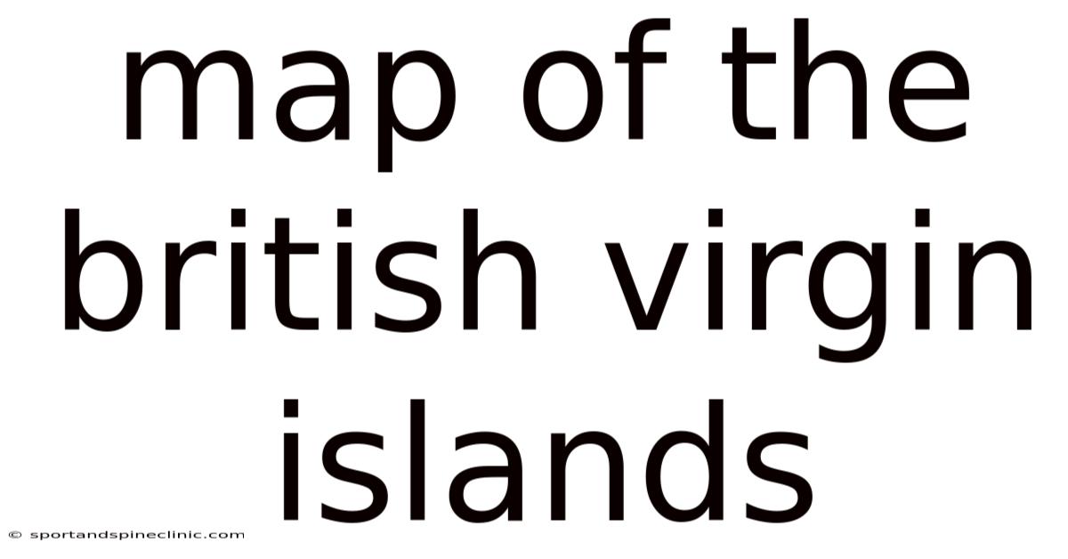 Map Of The British Virgin Islands