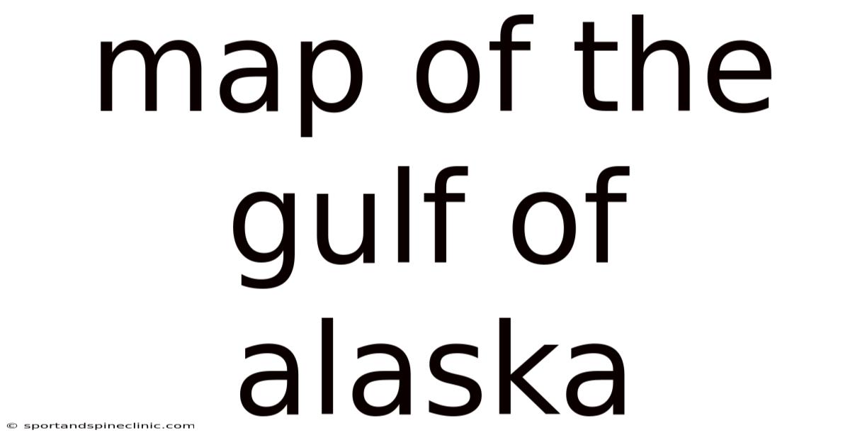 Map Of The Gulf Of Alaska