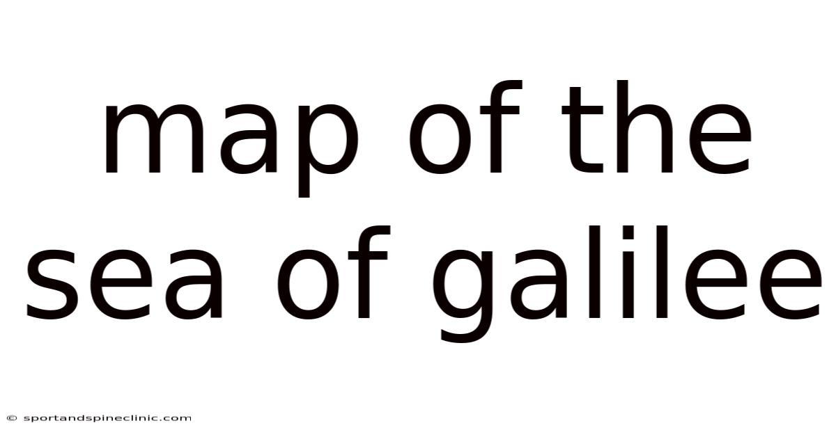 Map Of The Sea Of Galilee