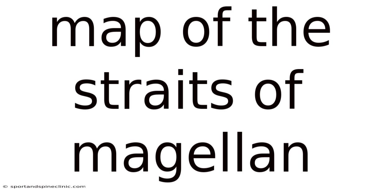 Map Of The Straits Of Magellan