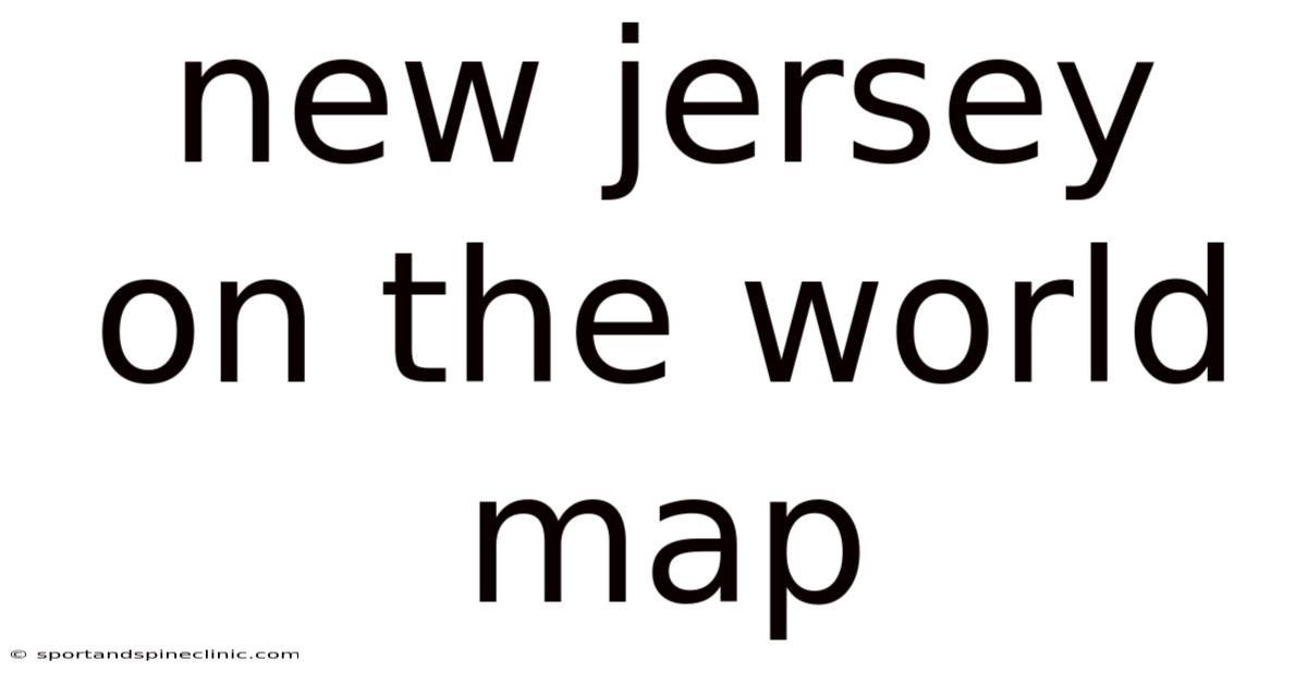 New Jersey On The World Map