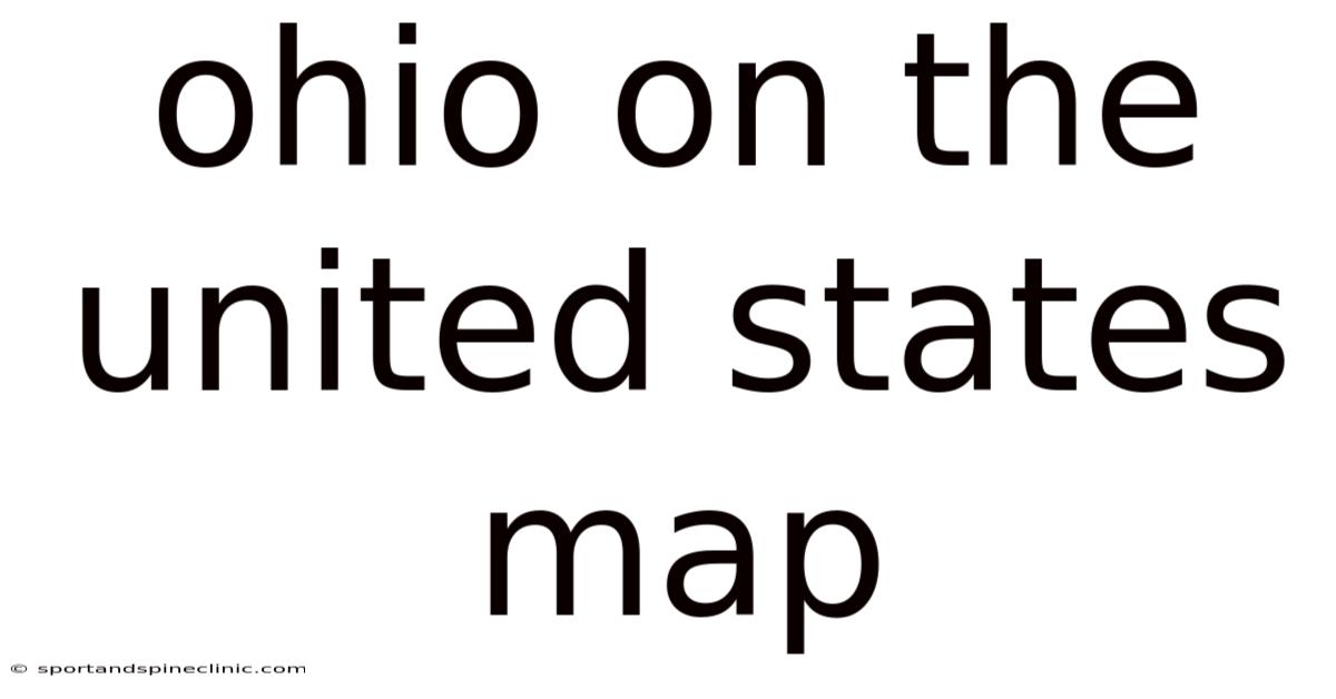 Ohio On The United States Map