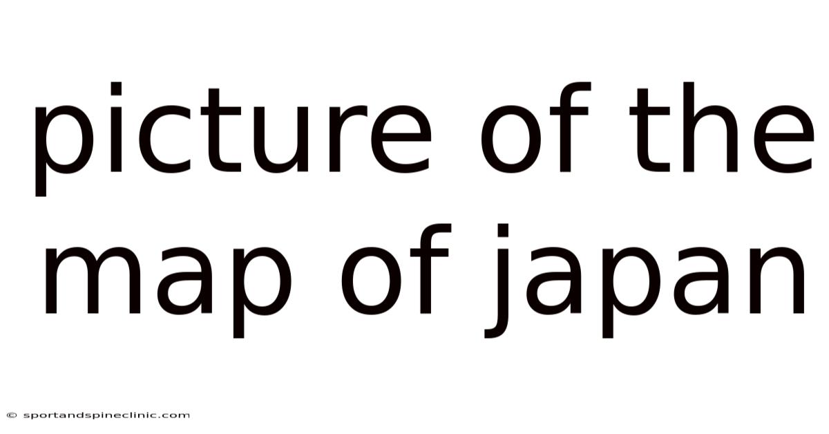 Picture Of The Map Of Japan