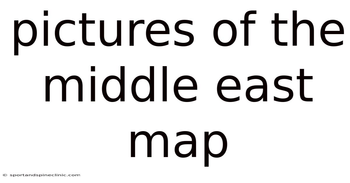 Pictures Of The Middle East Map