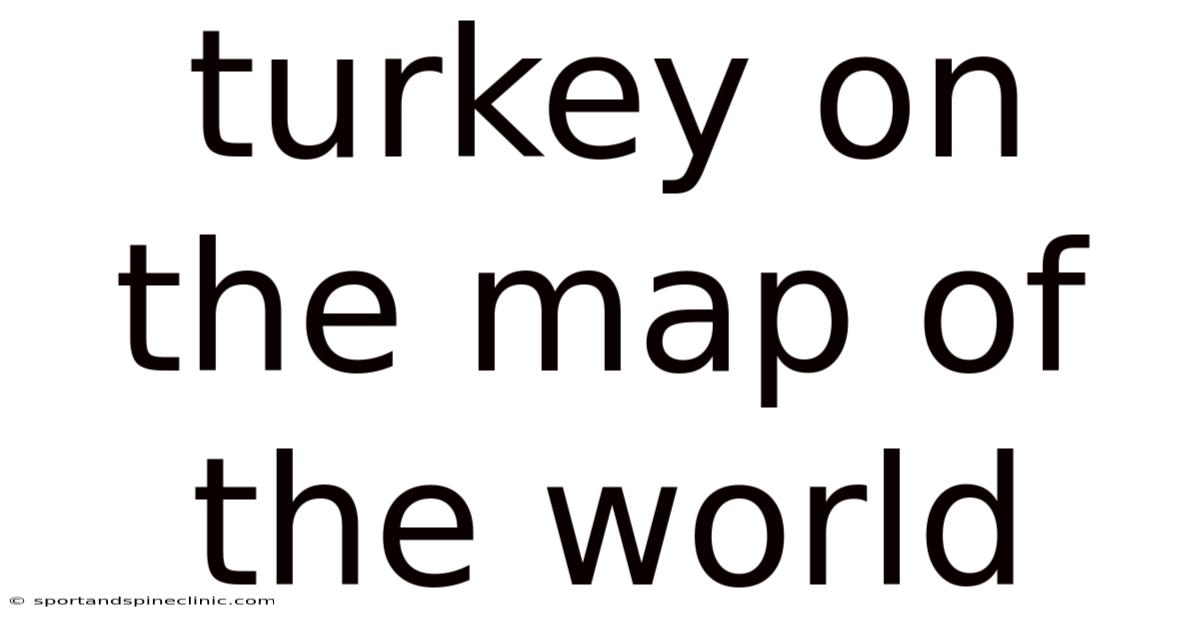 Turkey On The Map Of The World