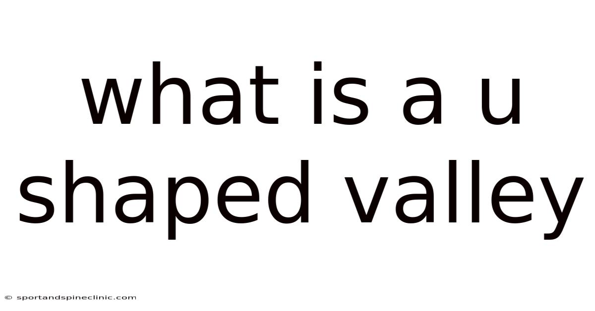 What Is A U Shaped Valley