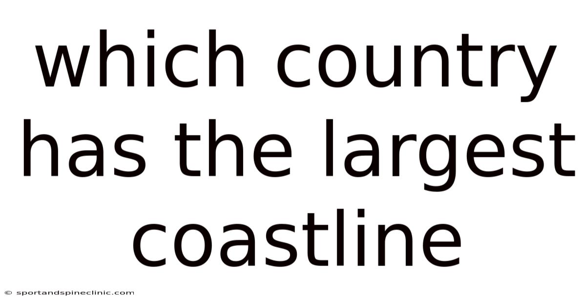 Which Country Has The Largest Coastline